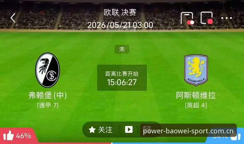 宝威体育平台欧联杯决赛观赛体验：阿斯顿维拉3-0大胜弗赖堡赛事深度分析教程